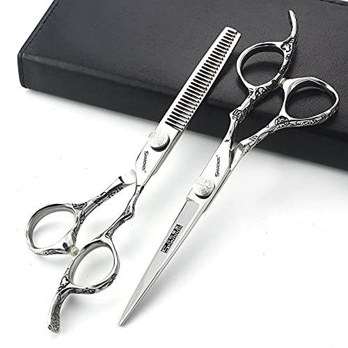 6/7/7.5/8/9-inch professional hair clipper set, stainless steel sharp hair clippers, hairdresser specific scissors