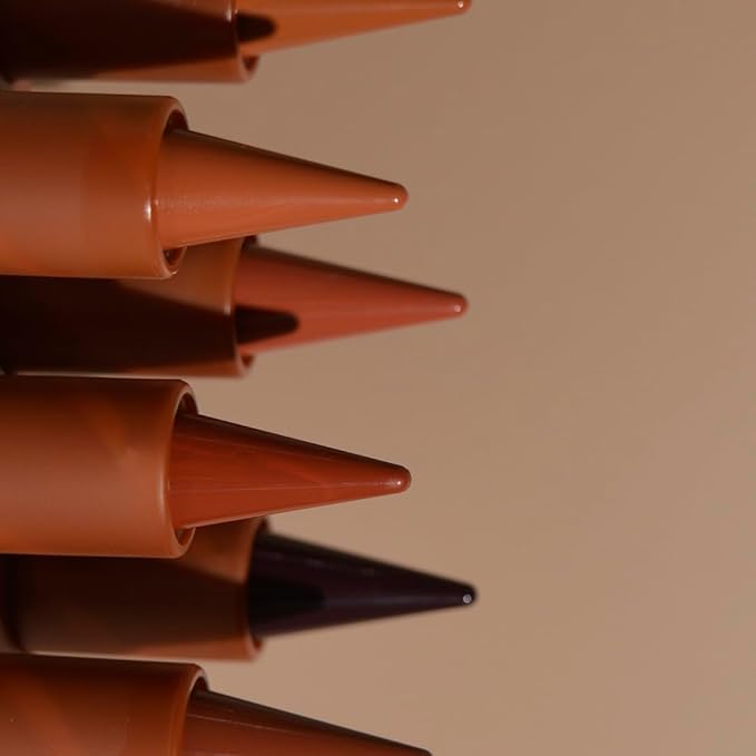 2-in-1 Gradient Lip Liner and Lipstick Lip Combo Set - Achieve Flawless Contour and Gradual Ombre Effect with Easy-to-Use Crayon Form and Cone Tip (01&04&06, 1 Count (Pack of 3))