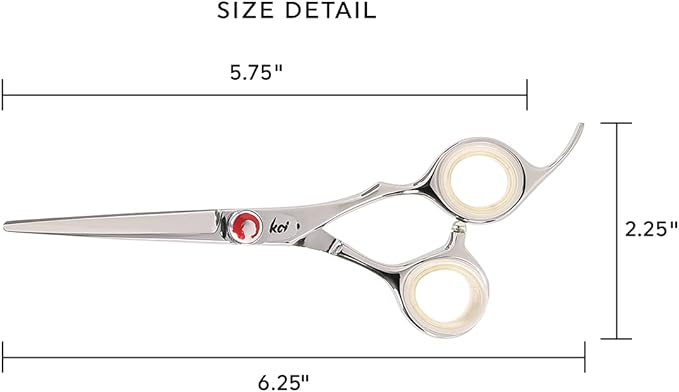 Cricket Centrix Koi 5.75" Shears Professional Stylist Hair Cutting Scissors Japanese Stainless Steel