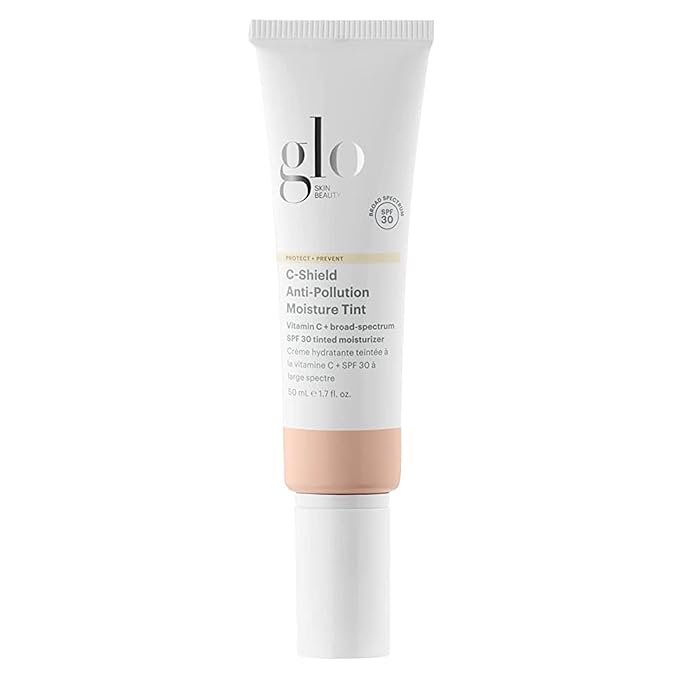Glo Skin Beauty C-Shield Anti-Pollution Moisture Tint - Tinted Moisturizer With SPF 30 for Face, Broad Spectrum Protection & Vitamin C, 1.7 Oz (1N-Fair)