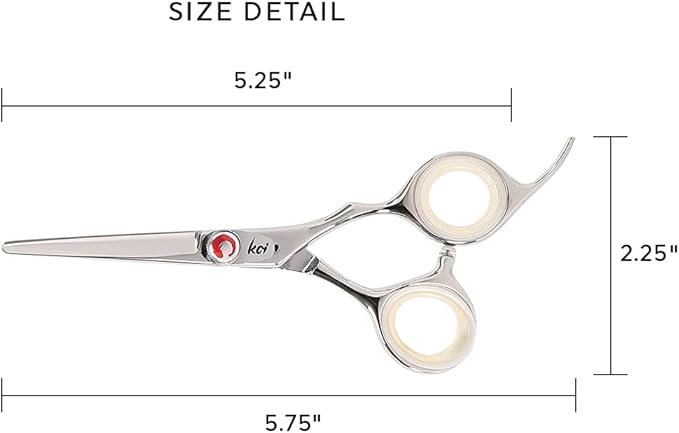 Cricket Centrix Koi 5.25" Shears Professional Stylist Hair Cutting Scissors Japanese Stainless Steel