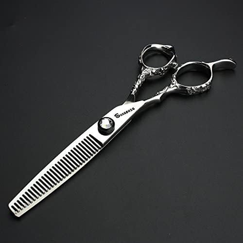 6 Inch Hair Cutting Scissors for Left Hand Hair Cutting Scissors Set (6 Inch 3 Pieces-A)