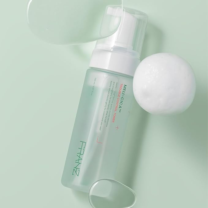 FRANZ Meli-CICA Trouble Control Toner – Soothing Acne Toner with Melittin & CICA – Oil-Free, Calming Formula for Sensitive & Acne-Prone Skin – 30ml / 1 fl.oz.