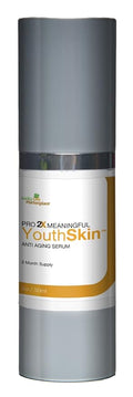 Pro 2x Meaningful Youth Skin Serum - Anti Aging Serum - 2 Month Supply - Gentle Exfoliating Lactic Acid Serum with Chamomile - Improve Skin Tone, Wrinkles, Pigmentation, Dark Spots - Help Soften Skin