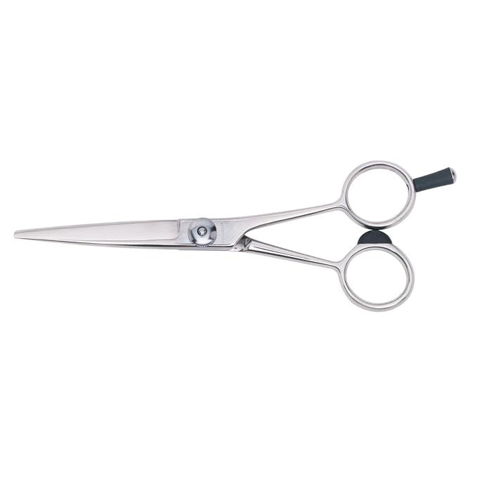 Cricket S3 Premium Series 550 Professional Hair Cutting Shears - High-Performance Swedish Steel, Convex Edge Blades, Adjustable Tension Knob - Durable, Precision Styling Scissors – 5.5 Inch