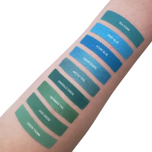 Aromi Sea Foam Matte Liquid Lipstick | Aqua, Aquamarine Lip Color, Blue Green, Smudge and Transfer Proof, Long-Lasting, Vegan, Cruelty-free (Sea Foam)