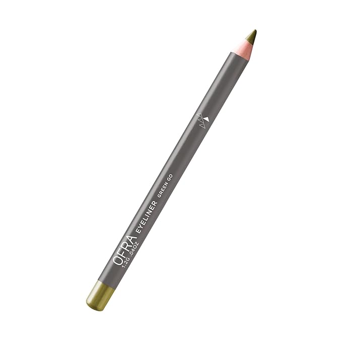 Ofra Eyeliner Pencil - Green Go | Precision Green for Bold, Long-Lasting Looks | Waterproof and Smudge-Proof Formula | Easy Glide Application for Intense Definition and All-Day Wear