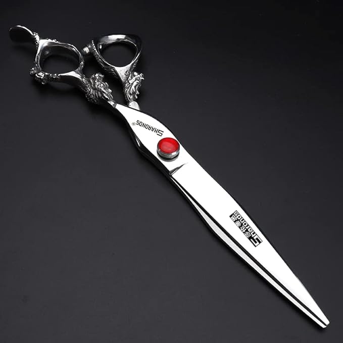 6/7/7.5/8/9-inch professional hair clipper set, stainless steel sharp hair clippers, hairdresser specific scissors (8 in cutting scissors)