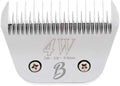 Skip Tooth Wide 4 Blade Dog Grooming 4W Cuts Length 3/8"-9.6mm Japanese High Carbon Steel Dog Grooming Blade Supplies | Detachable Blade Clipper (B4W)