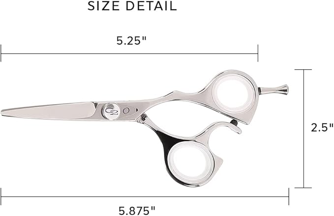 Cricket Centrix C2 5.25" Shear Professional Stylist Hair Cutting Scissor Forged Japanese Steel Includes A Gift Bag