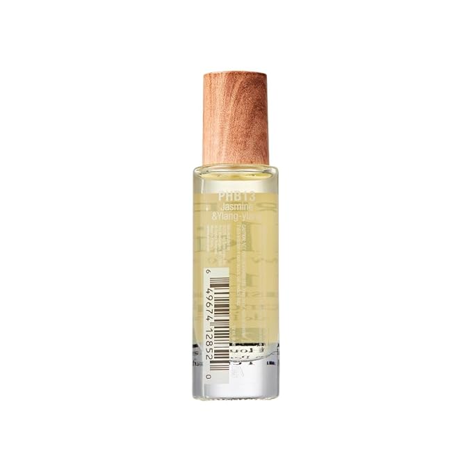 EL:KISS Roll On Perfume, Jasmine & Ylang Ylang Inspired by Ch. Gabrielle, Eau de Parfum 12mL (.40 Fl Oz), Hydrating & Long-Lasting, Alcohol & Mineral Oil-Free, Infused With Jojoba, Argan & Coconut Oil