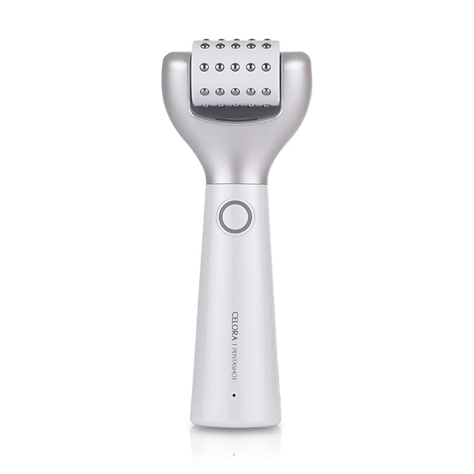 CELORABY Potension Penta-Shot Glass Skin Glow Booster | 5-in-1 Korean Face Device for Pore Minimizing, Black Head Care, Pore Strips Nose, Enhanced Absorption & Needle-Free Treatment at Home