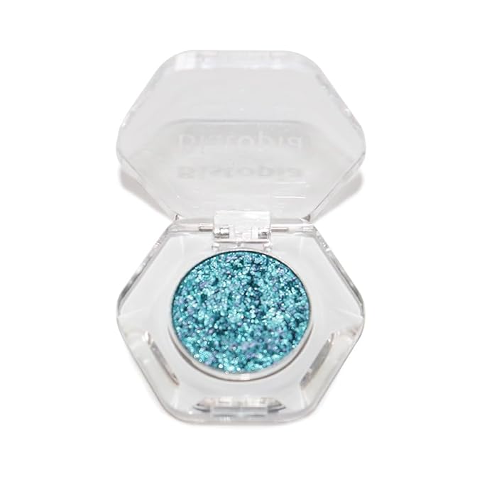 Chameleon Eyeshadow Collection, 14 Shades, Glitter Pressed Powder, Iridescent Shimmer Colors. (Stellar)