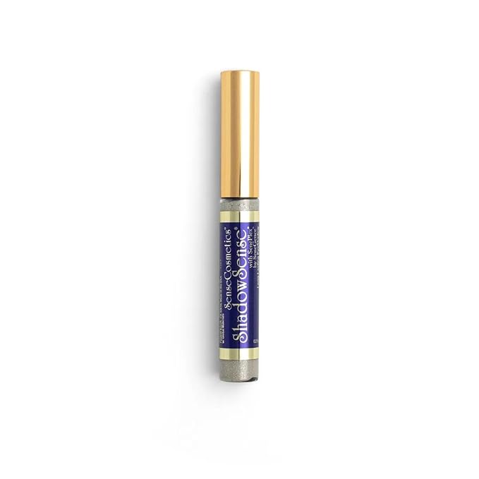 ShadowSense EyeShadow, Platinum Glitter, 0.14 Oz, Shimmer Metallic Cream to Powder Eyeshadow, Long-Lasting, Anti-Aging, Waterproof, Smudge-Proof Formula for Flawless All-Day Wear