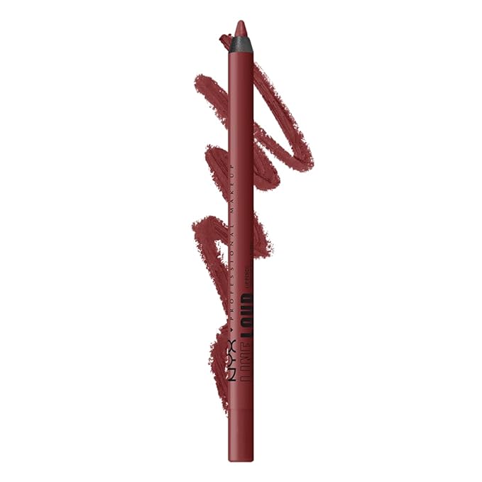 NYX PROFESSIONAL MAKEUP Line Loud Lip Liner, Longwear and Pigmented Lip Pencil with Jojoba Oil & Vitamin E - Too Blessed