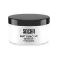 Sacha BUTTERCUP No Color Setting Powder. No Ashy Flashback. Blurs Fine Lines and Pores. Loose, Translucent Face Powder to Set Makeup Foundation or Concealer. For All Skin Tones, 1.75 oz.