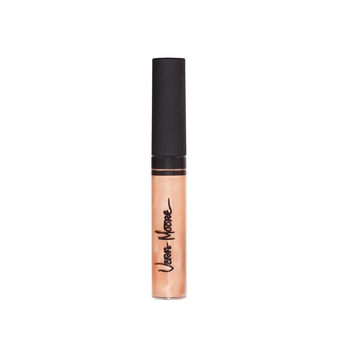 Lip Gloss, Moisturizing Lip Color with Shimmer for Long Lasting Shine, Lightweight Lip Stain, Non-Sticky Lip Gloss with Aloe Vera, W/Vitamin C, E (Naked Innocense)
