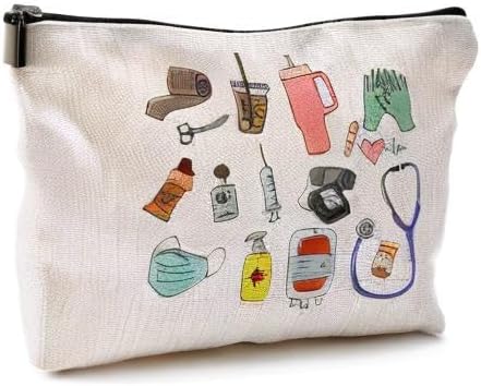 Nurse Makeup Bags - Cosmetic Bags With Zipper for Nursing Students