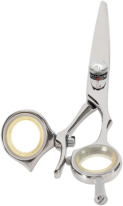 Cricket Centrix Roc-It Dog 360 Hair Scissors Professional Hair Cutting Scissors – 360° Pivoting Thumb, Shears with Smooth Control and Consistent Tension – 600 6 Inch Stainless Steel Shear for Stylists