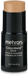 Mehron Makeup CreamBlend Stick | Face Paint, Body Paint, & Foundation Cream Makeup | Perfect for Halloween (Soft Beige)