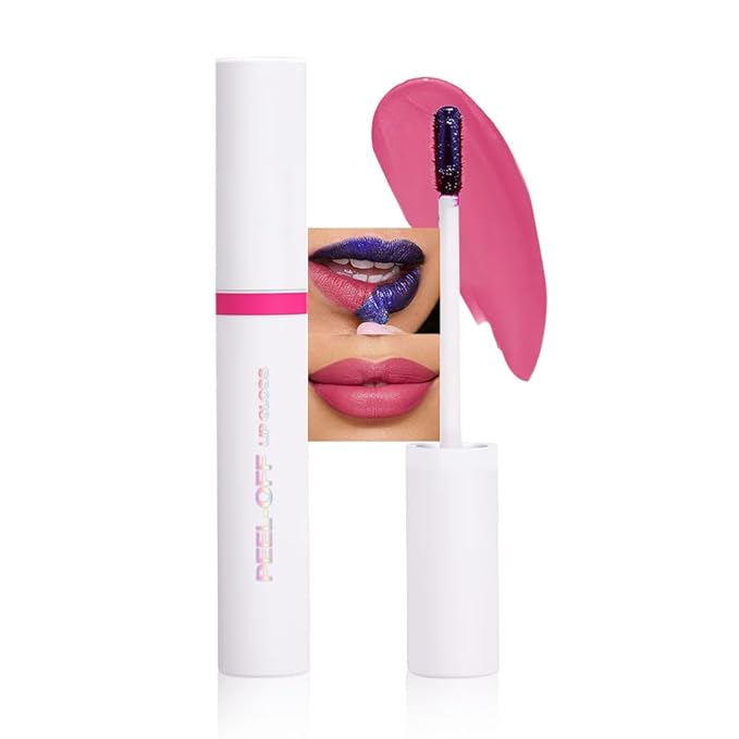 Peel off Lip Stain Masque - Lip Liner Peel Off Lip Stain Tattoo, All Day Peel-Off Lip Tint,Long Lasting Waterproof Transfer-proof Lip Mask Peel Off Lip Gloss,Stay Lip Makeup C01#