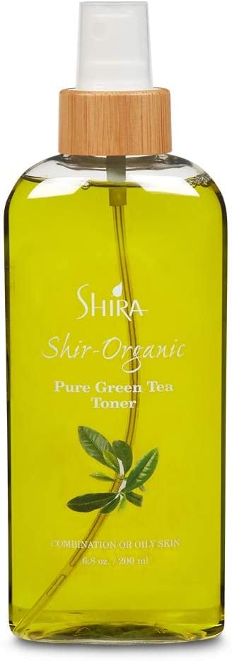 Shira Shir-Organic Pure Green Tea Toner Natural Refreshing- Hydrating Toner for Face for Normal to Oily Skin Type (200ml)