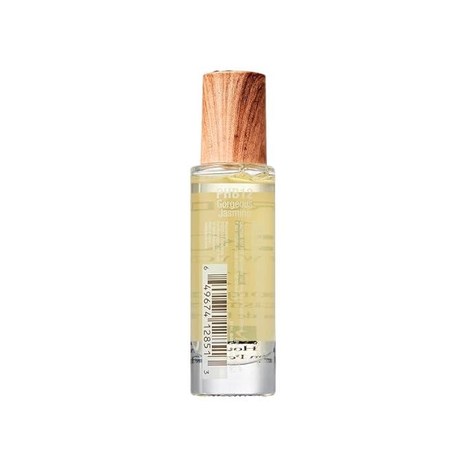 EL:KISS Roll On Perfume, Gorgeous Jasmine Inspired by Guc. Flora Eau de Parfum 12mL (.40 Fl Oz), Hydrating & Long-Lasting, Alcohol-Free & Mineral Oil-Free, Infused With Jojoba, Argan & Coconut Oil