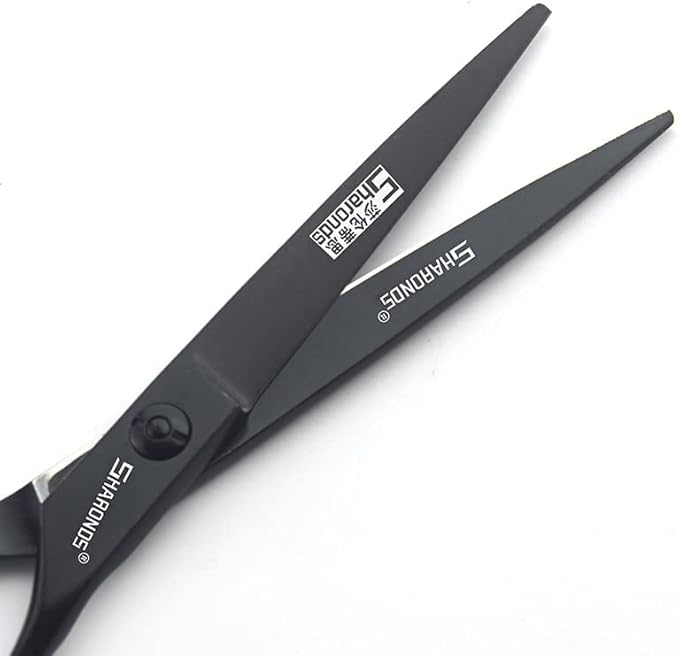 6/7 Inch Hairdressing Scissors Set Barber Shop Hair Scissors Styling Tools (5.5 Flat shear)