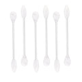 Paper Stick Thick Cotton Swabs with Precision and Flattened Tip 375pcs, Pointed&Flattened Tip Cosmetic Applicators XL Size