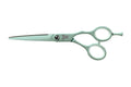 Cricket Shear Xpressions It's All Good 5.75" Professional Hair Cutting Scissors - Barber Scissors, Japanese Stainless Steel for Stylists & Home Use, Dr. Everything Will Be Alright, Mint