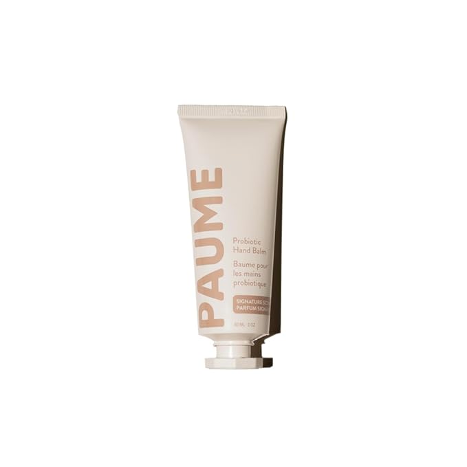 PAUME Probiotic Hand Balm, Non-Greasy, Fast Absorbing, Long Lasting Hydration, Hand Moisturizer for Dry, Chapped, Aging Skin, 2oz