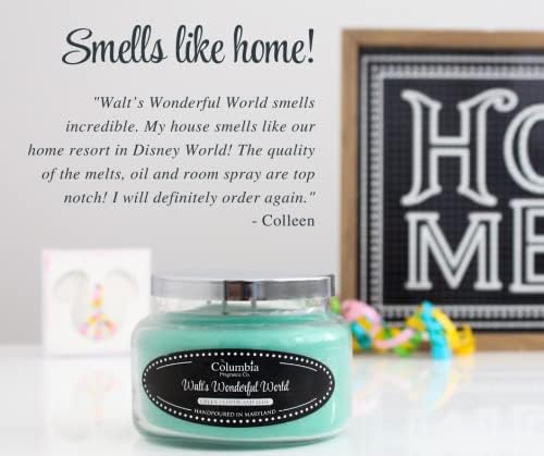 Walt’s Wonderful World Disney Room Spray – Set of 2 – Long-Lasting Disney-Inspired Green Clover & Aloe Scent – Fresh Disney World Hotel & Park Magic Spray – 4 oz Each
