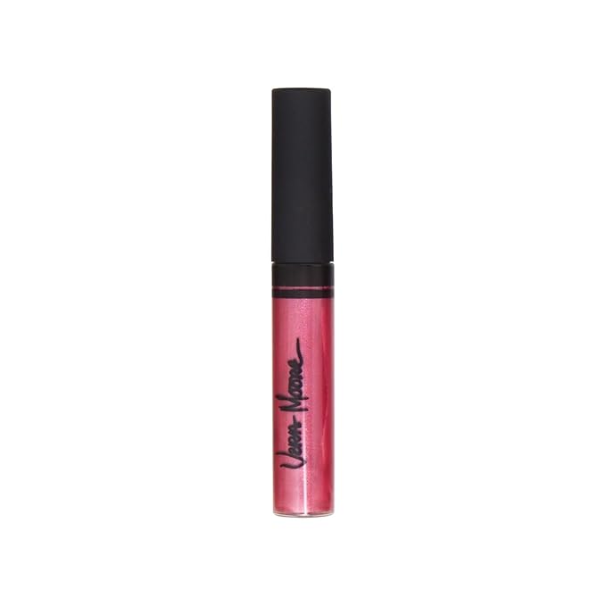 Lip Gloss, Moisturizing Lip Color with Shimmer for Long Lasting Shine, Lightweight Lip Stain, Non-Sticky Lip Gloss with Aloe Vera, W/Vitamin C, E (Electric Pink)