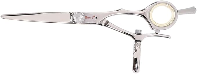 Cricket Centrix Roc-It Dog 360 Hair Scissors Professional Hair Cutting Scissors – 360° Pivoting Thumb, Shears w/Smooth Control and Consistent Tension – 550 5.5 Inch Stainless Steel Shear for Stylists