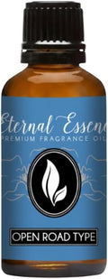 Eternal Essence Oils Open Road 30ml Fragrance Oil – Lemon Peel, Clary Sage, Lavender & Cedarwood – Bright, Fresh, Woodsy Blend with Aquatic & Herbal Notes