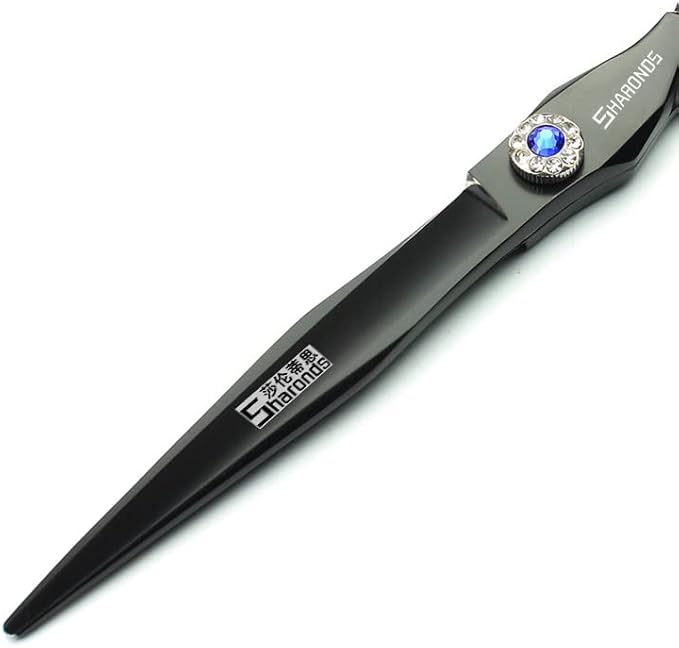 6/7/8/9-inch professional hair clipper set, stainless steel sharp hair clippers, hairdresser specific scissor(6 inches, 2 pieces-E)