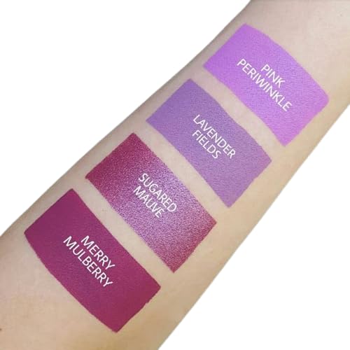 Aromi Matte Liquid Lipstick | Lilac Lip Color for Women, Long-lasting, Bright Purple Pink Shade, Vegan (Pink Periwinkle)