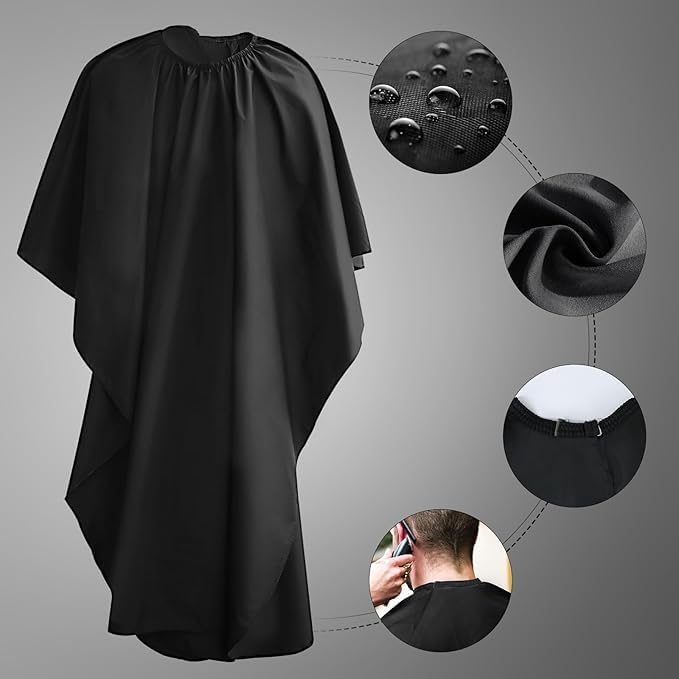 Professional Barber Cape Barber Cape for Men/Women Hair Cape with Adjustable Neckline Salon Cape for Hair Cutting Tools Barber Supplies Accessories
