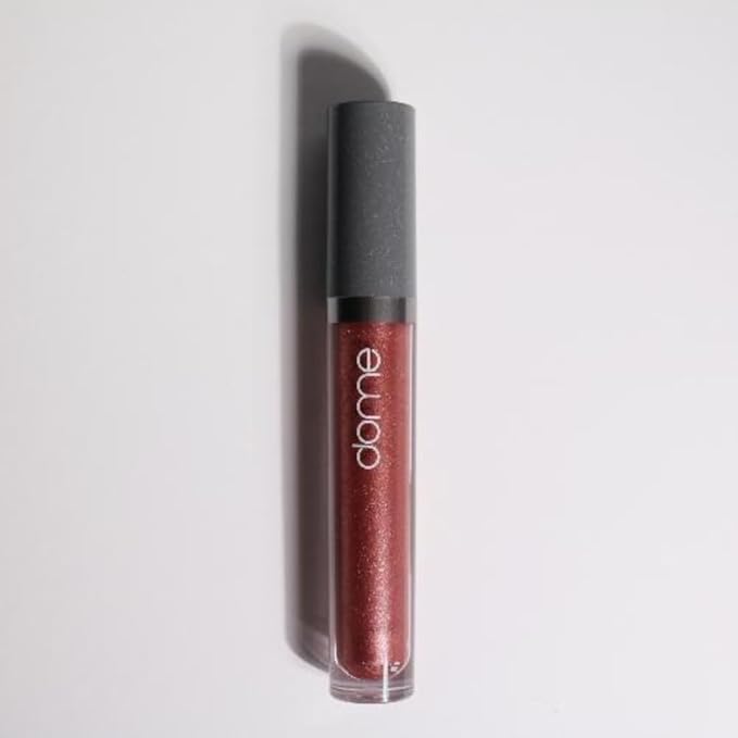 dome BEAUTY Lip Gloss (Angela) LipGloss Vegan. CleanBeauty, CLEAN BEAUTIFUL YOU (Angela, 0.20 oz)