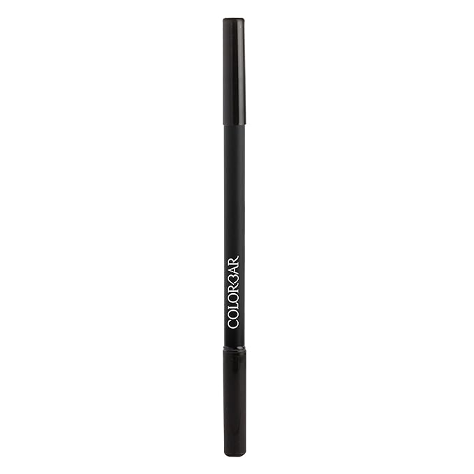 Colorbar Just Smoky Eye Pencil - Eyeliner Pencil with Built-in Smudger - Waterproof Formula - Matte Finish - 001 Just Black - 0.04 oz