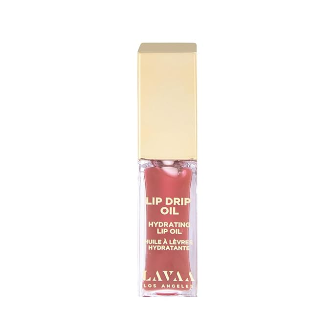 Lavaa Beauty LIP DRIP OIL Glossy Non-Sticky Lip Oil | Hydrating & Nourishing Jojoba Oil, Vitamin E, and Hyaluronic Acid (Cinnamon)