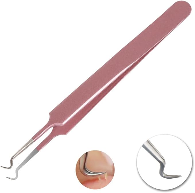 GIHWRRIProfessional Blackhead Removal Tool Set, 5 Piece Stainless Steel Comedone Extractors, Pink