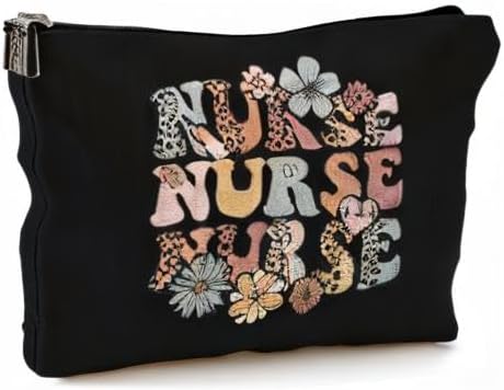 Nurse Makeup Bags - Cosmetic Bags With Zipper for Women & Student Nurses
