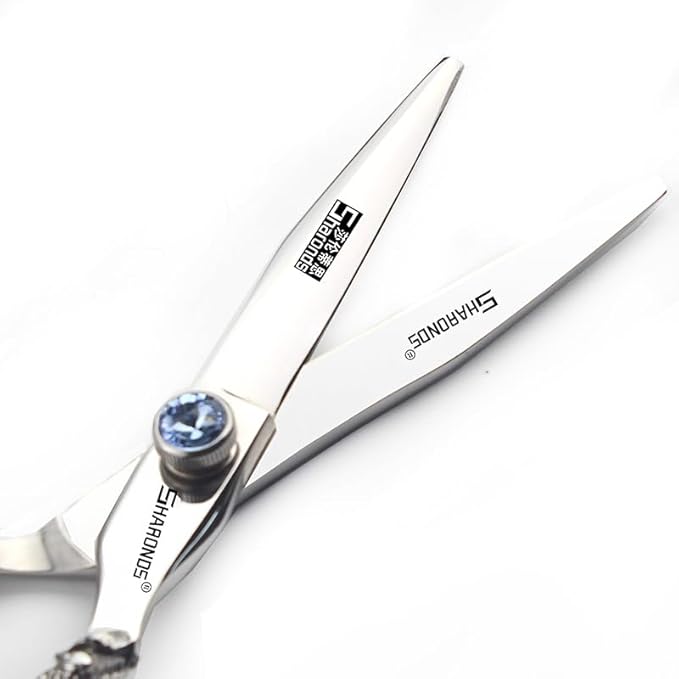 6/7/8/9 Inches Professional Hairdressing Scissors Set,Stainless Steel Hairdressing Scissors for Women & Men… (6 inch 4PC)