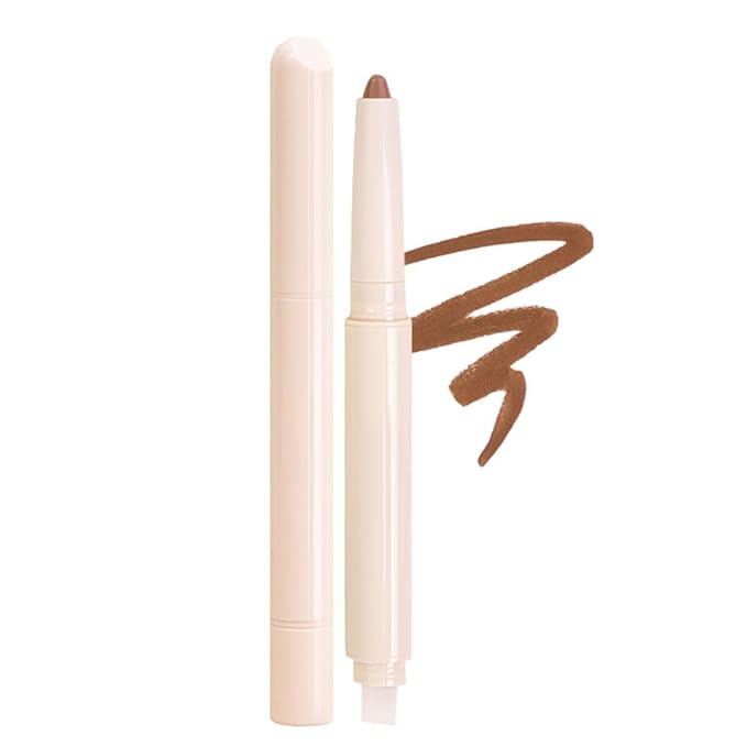 SUAKE Plump Matt Lipstick Lipliner Pencil Pack,Waterproof Crayon with Silicone Smudger for Define Contours & Sculpting Lip, Longwear Moisture Smooth Creamy Formula for Lip Makeup (06# Balance)