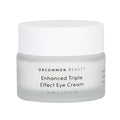 Uncommon Beauty Enhanced Triple Effect Eye Cream - Reduces Fine Lines, Wrinkles, and Dark Circles - Anti-Aging, Depuffing, and Hydrating - All Skin Types, Vegan, Cruelty Free, 0.67 FL OZ