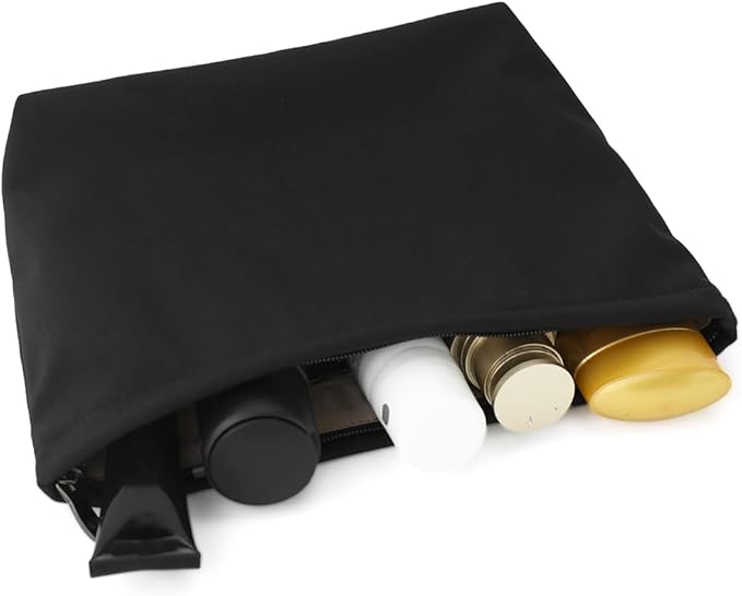 Premium Nylon Makeup Bag - Large Capacity Travel Cosmetic Pouch & Toiletry Organizer with Zipper, Ideal for Daily Use, Gifts, and On-the-Go Essentials