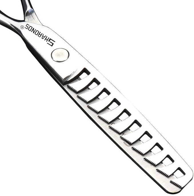Barber hair scissors, Axemoore professional haircut Cutting Scissors/Shears set- 6", made of Japanese stainless steel, especially (6 in- tooth-E)