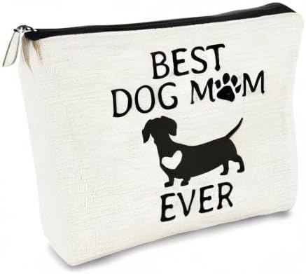 Dog Gifts for Dog Lovers & Moms - Birthday Gift, Makeup Bag for Women & Puppies