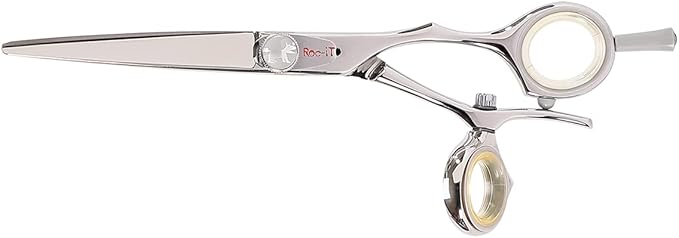 Cricket Centrix Roc-It Dog 360 Hair Scissors Professional Hair Cutting Scissors – 360° Pivoting Thumb, Shears with Smooth Control and Consistent Tension – 600 6 Inch Stainless Steel Shear for Stylists